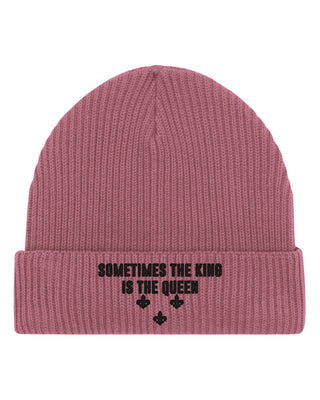 Beanie Fisherman Brodé "King Queen"