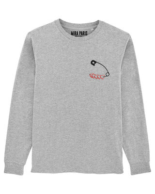 T-shirt Brodé "Heart Pins"