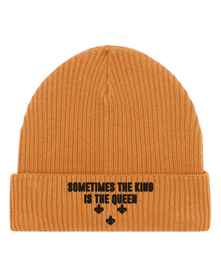 Beanie Fisherman Brodé "King Queen"