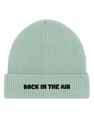 Beanie Fisherman Brodé "Rock in The Air"