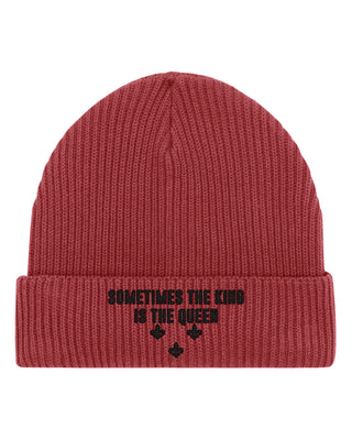 Beanie Fisherman Brodé "King Queen"