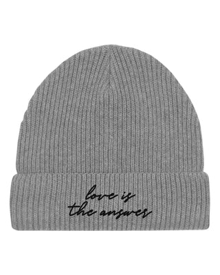 Beanie Fisherman Brodé "Love is The Answer"