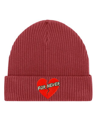 Beanie Fisherman Brodé "For Never"