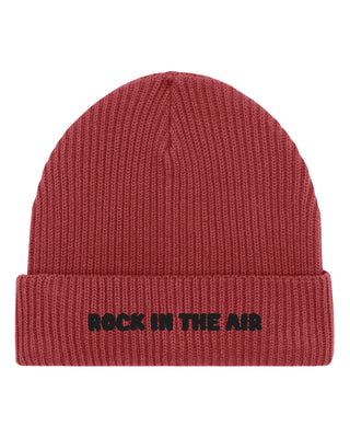 Beanie Fisherman Brodé "Rock in The Air"