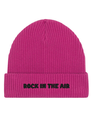 Beanie Fisherman Brodé "Rock in The Air"