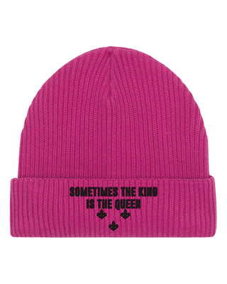 Beanie Fisherman Brodé "King Queen"