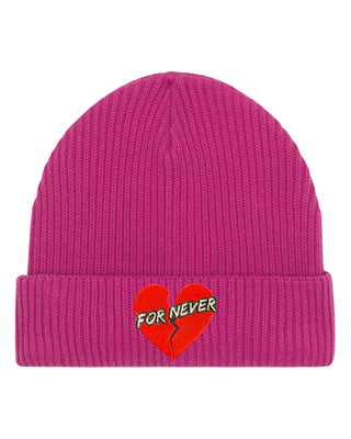 Beanie Fisherman Brodé "For Never"