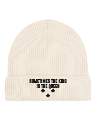 Beanie Fisherman Brodé "King Queen"