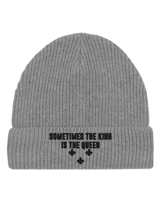 Beanie Fisherman Brodé "King Queen"