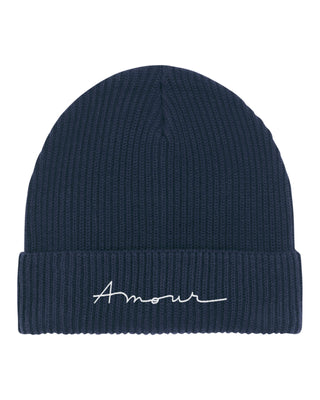 Beanie Fisherman Brodé "Amour"