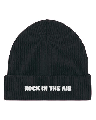 Beanie Fisherman Brodé "Rock in The Air"