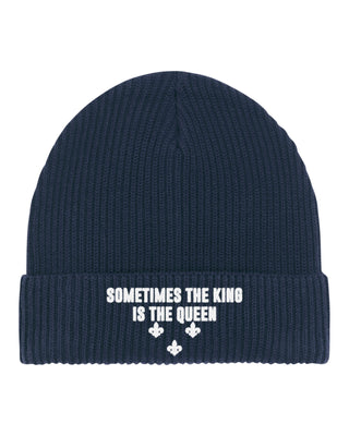 Beanie Fisherman Brodé "King Queen"