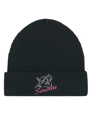 Beanie Fisherman Brodé "Sororité"