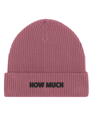 Beanie Fisherman Brodé "How Much"