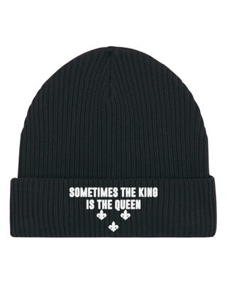 Beanie Fisherman Brodé "King Queen"