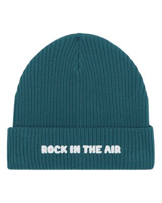 Beanie Fisherman Brodé "Rock in The Air"