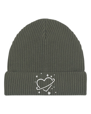 Beanie Fisherman Brodé "Saturn"