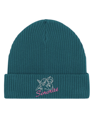 Beanie Fisherman Brodé "Sororité"