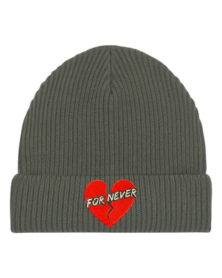 Beanie Fisherman Brodé "For Never"