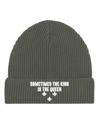 Beanie Fisherman Brodé "King Queen"