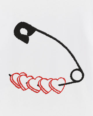 T-shirt Brodé "Heart Pins"