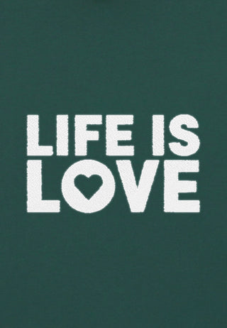 Hoodie Classic Brodé "Life is Love"