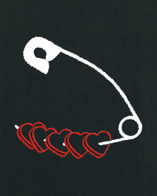 T-shirt Brodé "Heart Pins"