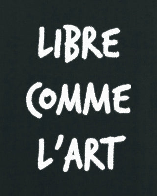 T-shirt Brodé "Libre Comme L'Art"