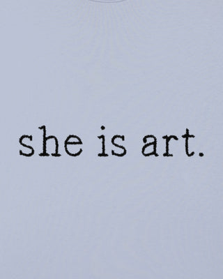 Sweatshirt Classic Brodé "She Is Art"