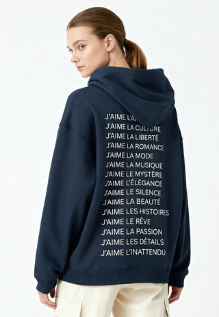 Hoodie Oversize "J'aime Mira"