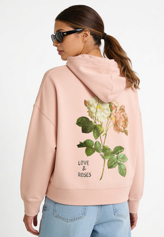 Hoodie Boxy "Roses"