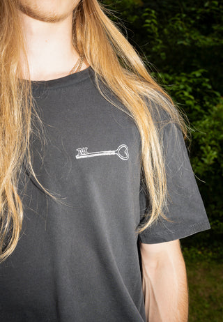 T-shirt Vintage Brodé "M Key"