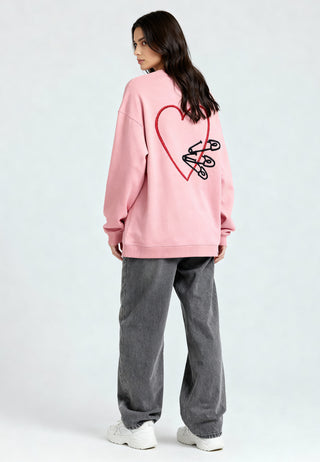 Sweatshirt Oversize Brodé "Pins"