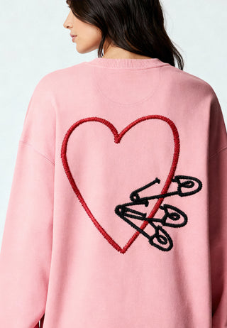 Sweatshirt Oversize Brodé "Pins"
