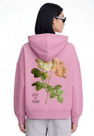 Hoodie Boxy "Roses"