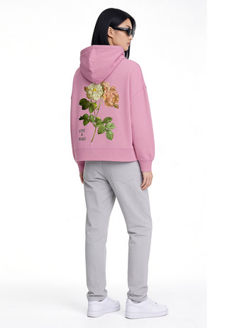 Hoodie Boxy "Roses"