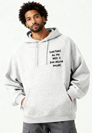 Hoodie Raglan Brodé "Millions"