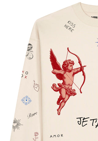 Sweatshirt Boxy "Flash Tattoo 2"