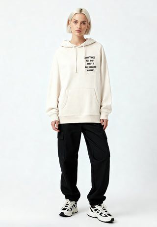 Hoodie Raglan Brodé "Millions"