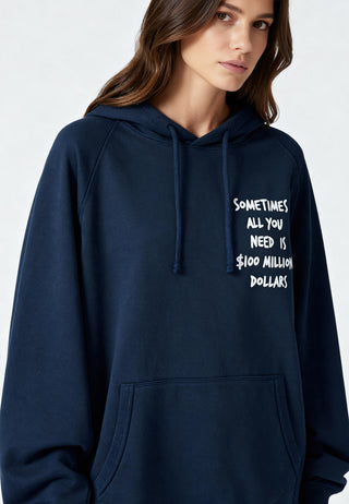 Hoodie Raglan Brodé "Millions"