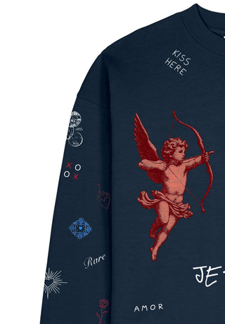 Sweatshirt Boxy "Flash Tattoo 2"