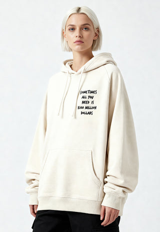 Hoodie Raglan Brodé "Millions"