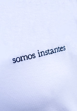 T-shirt Roll Up Brodé "Somos Instantes"