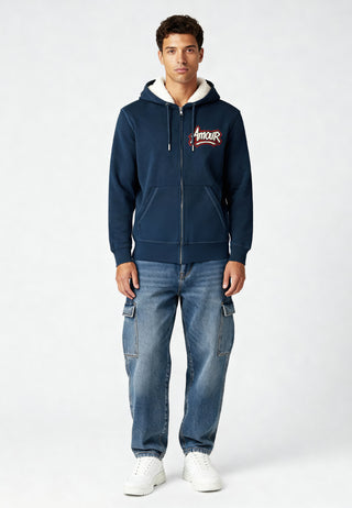 Hoodie Sherpa Brodé "Amour"