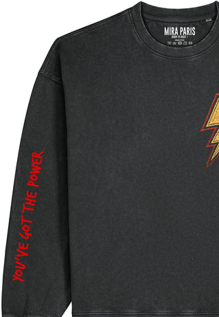 Sweatshirt Oversize Brodé "Power"