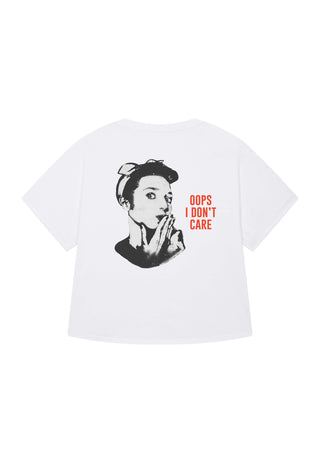 T-shirt Oversize "Oops I Don't Care"