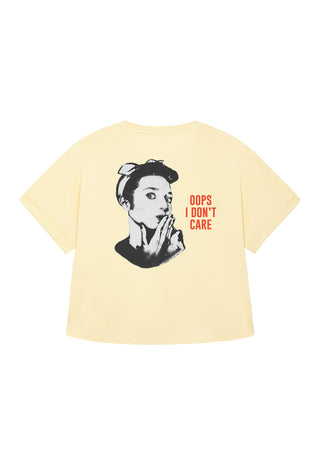 T-shirt Oversize "Oops I Don't Care"