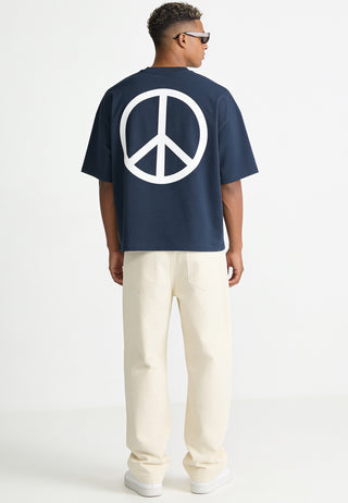 T-shirt Boxy "Take Care"
