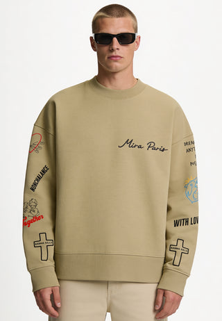 Sweatshirt Boxy "Tattoo Be Kind"