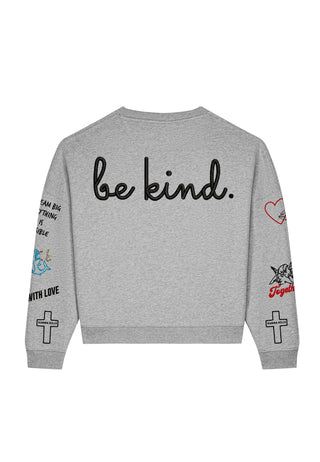 Sweatshirt Loose Fit "Tattoo Be Kind"
